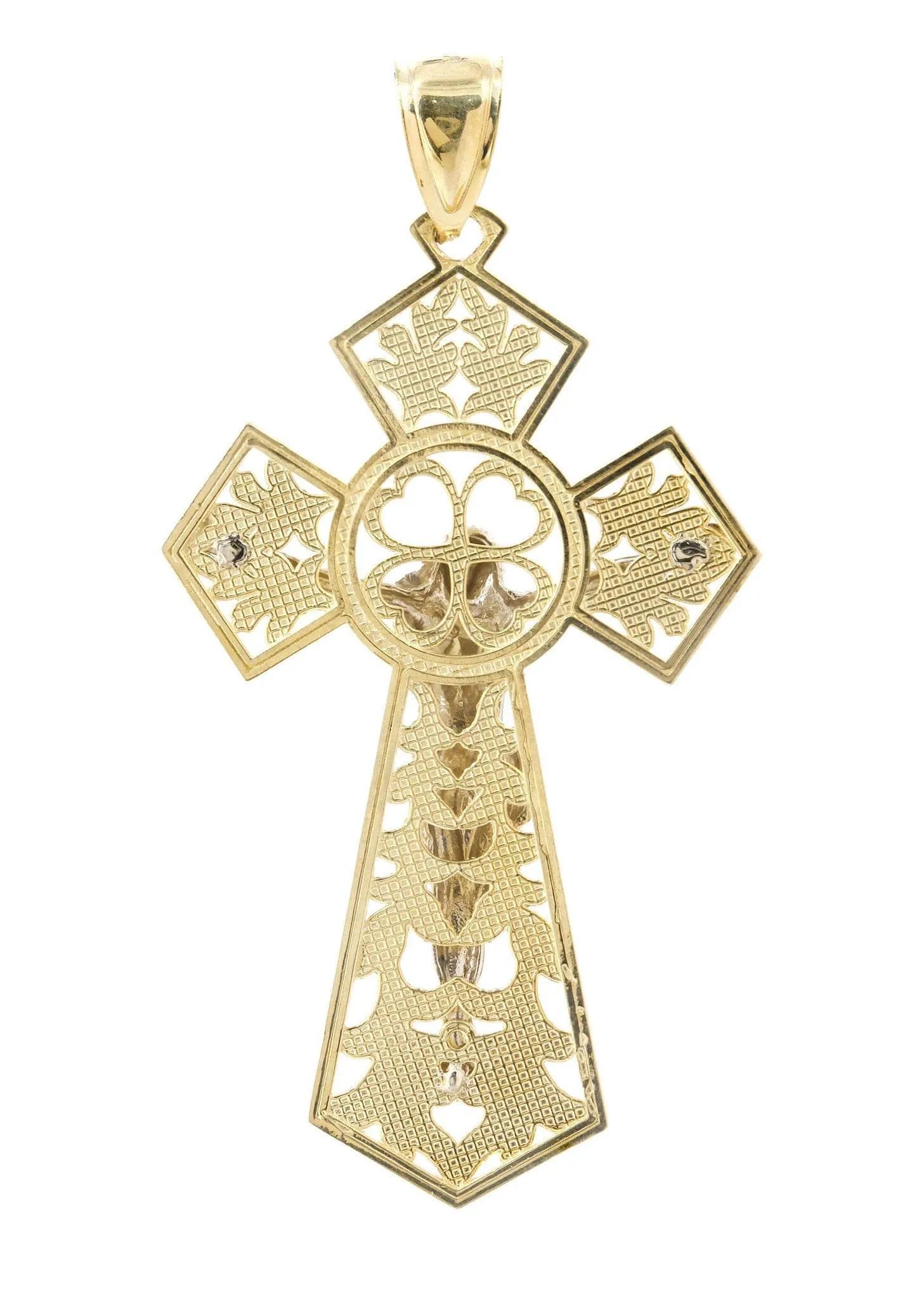 10K Gold Cross / Crucifix Pendant |  9.3 Grams