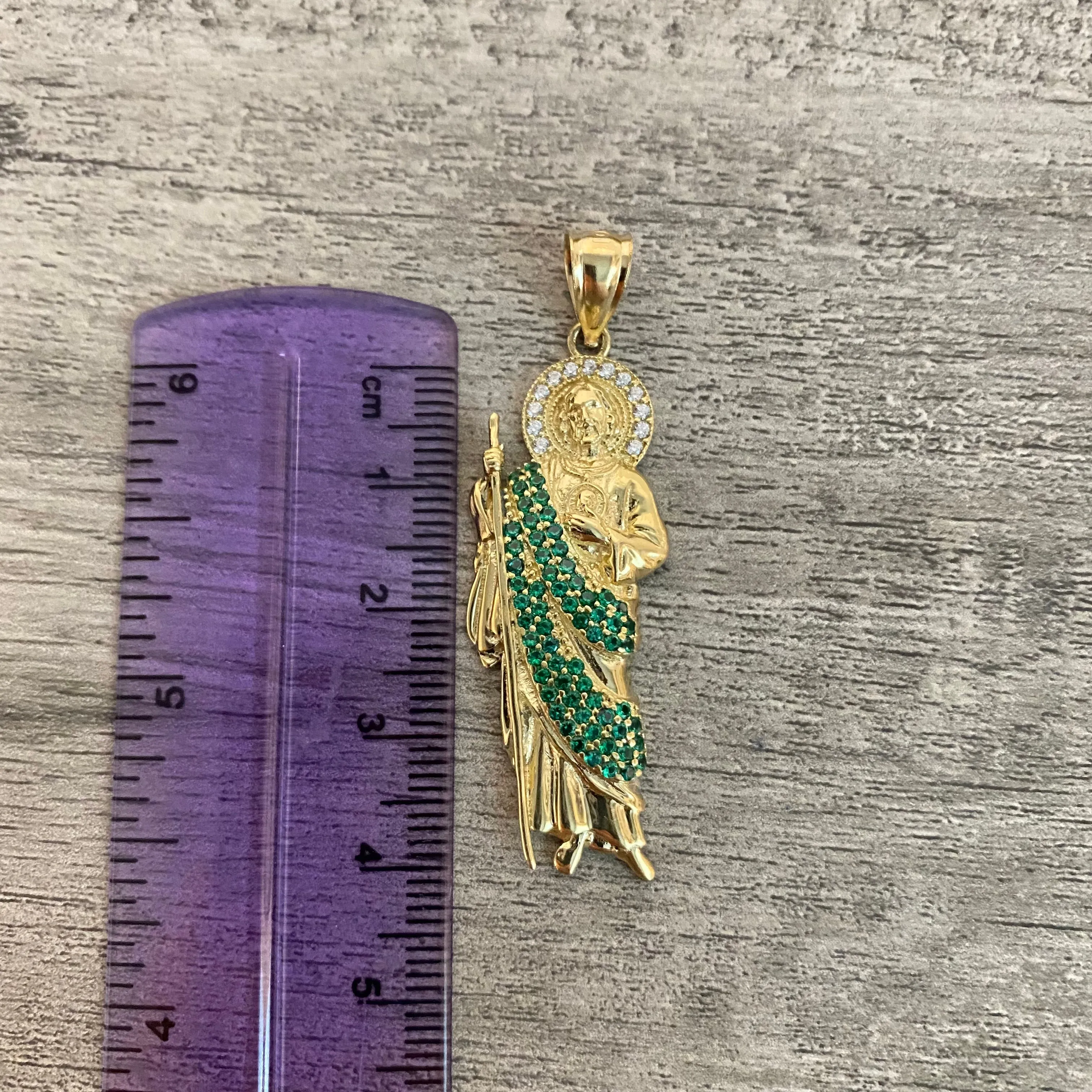 10k Gold San Judas Pendants