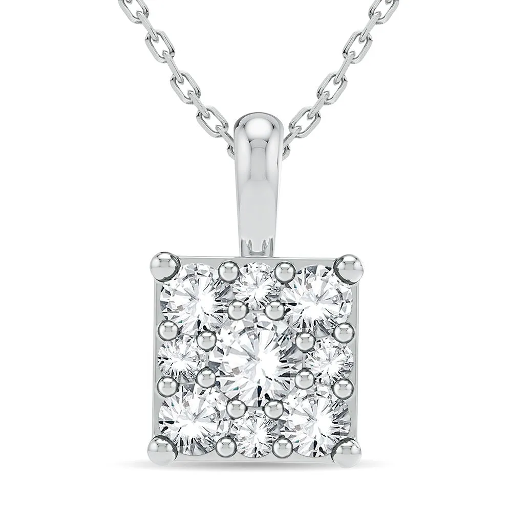 14K 0.23CT Diamond Pendant