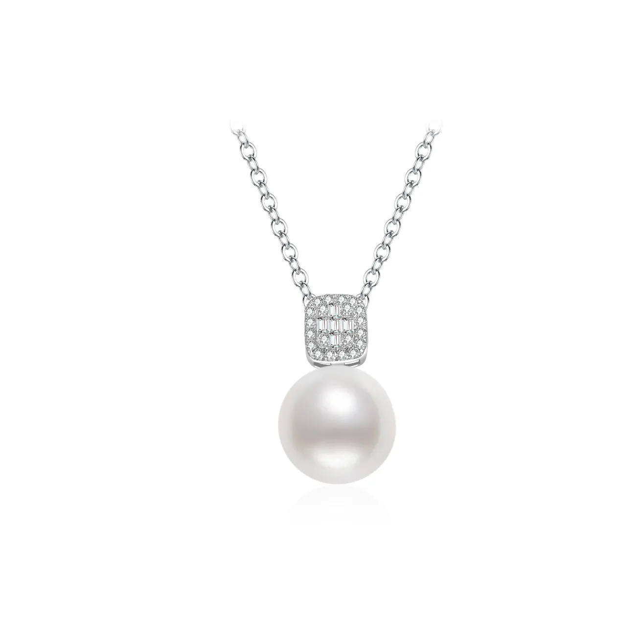 18K Solid Gold Edison Pearl Necklace KN00228