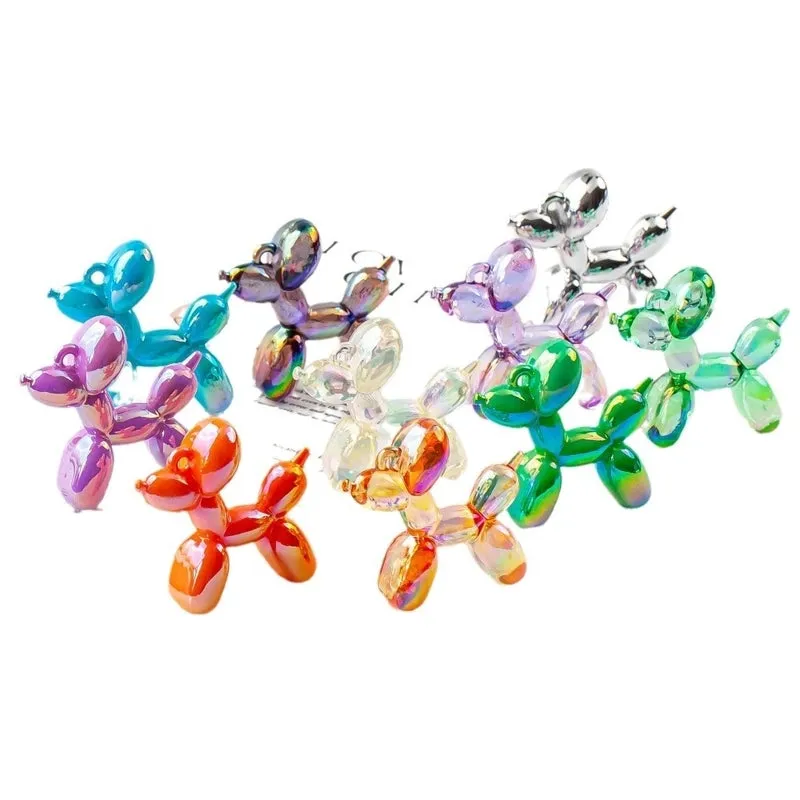 4 PCS/Package Arylic Dog Pendant