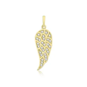 9CT GOLD ANGEL WING PENDANT