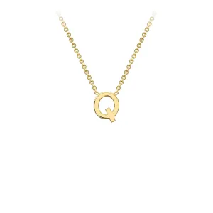 9K Gold 'Q' Initial Necklace - 1.19.0166