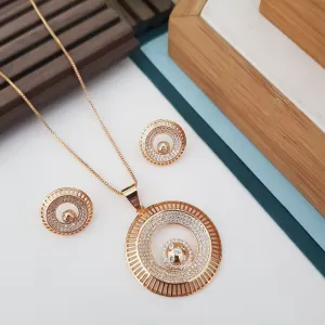 Aamrapali Rose Gold Plated Chain Pendant