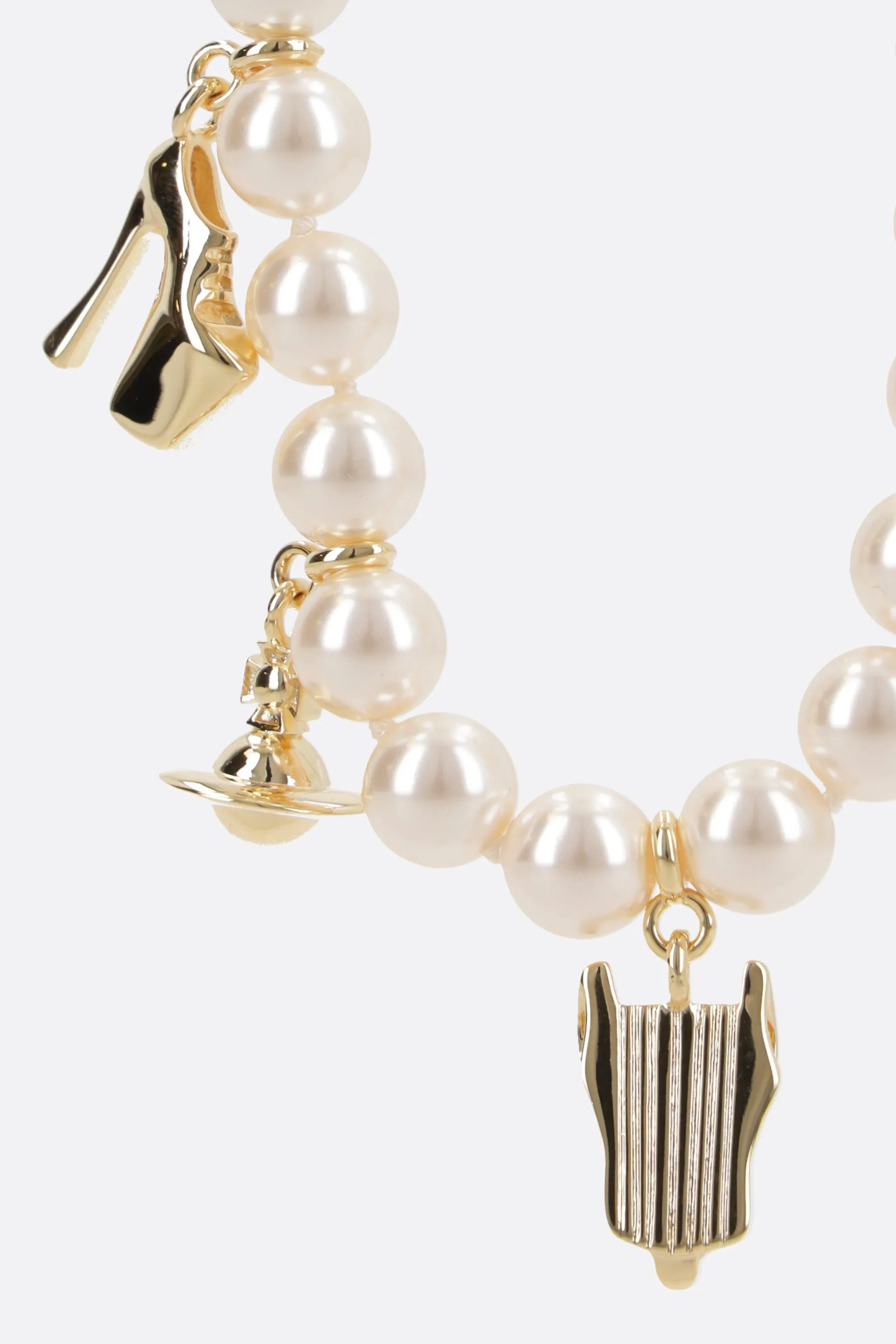 Anglo Pearl brass bracelet