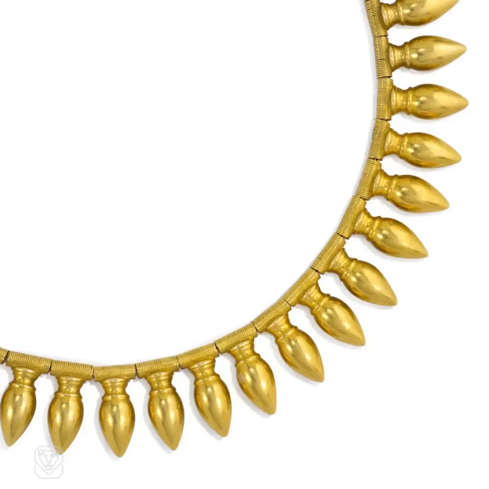 Antique gold amphora necklace, Vatican