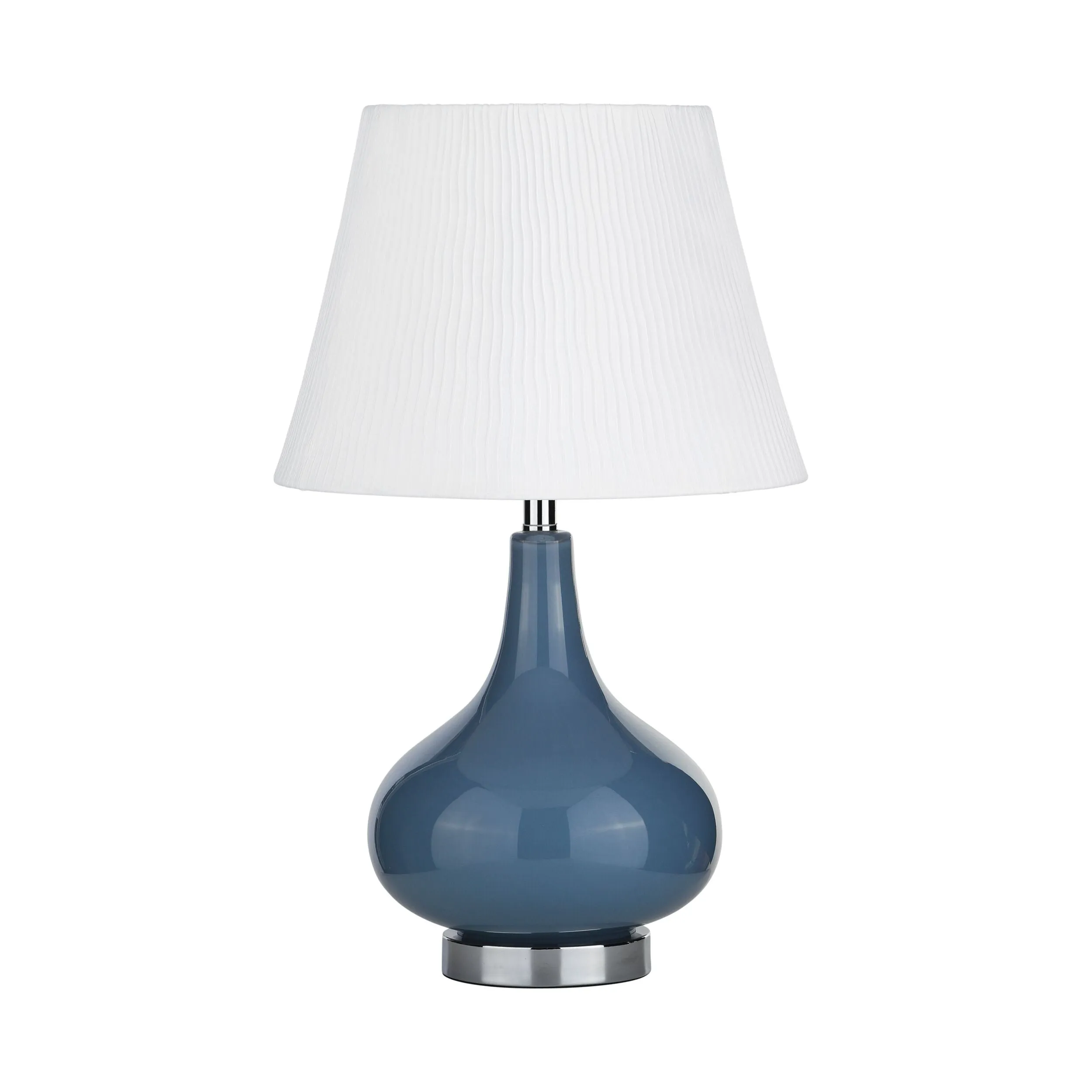 Antonio Light Blue Table Lamp 58cm