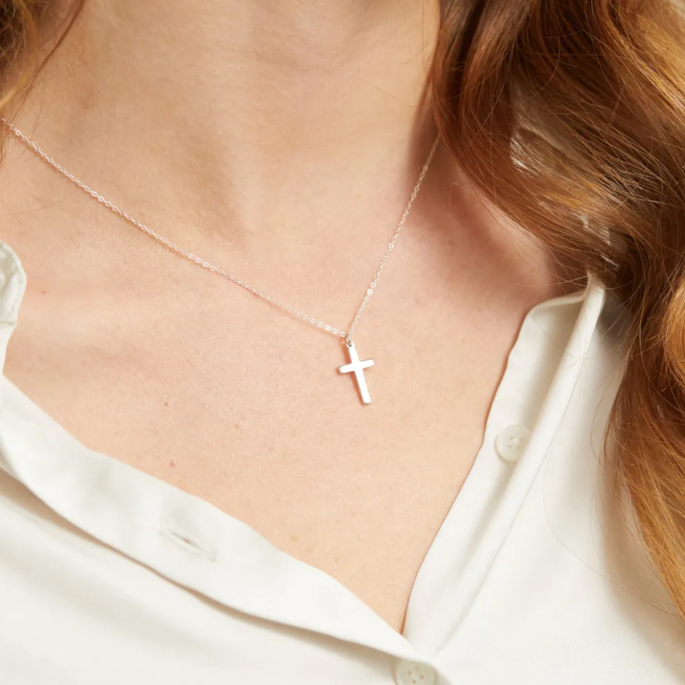 Arundel Sterling Silver Cross Pendant Necklace