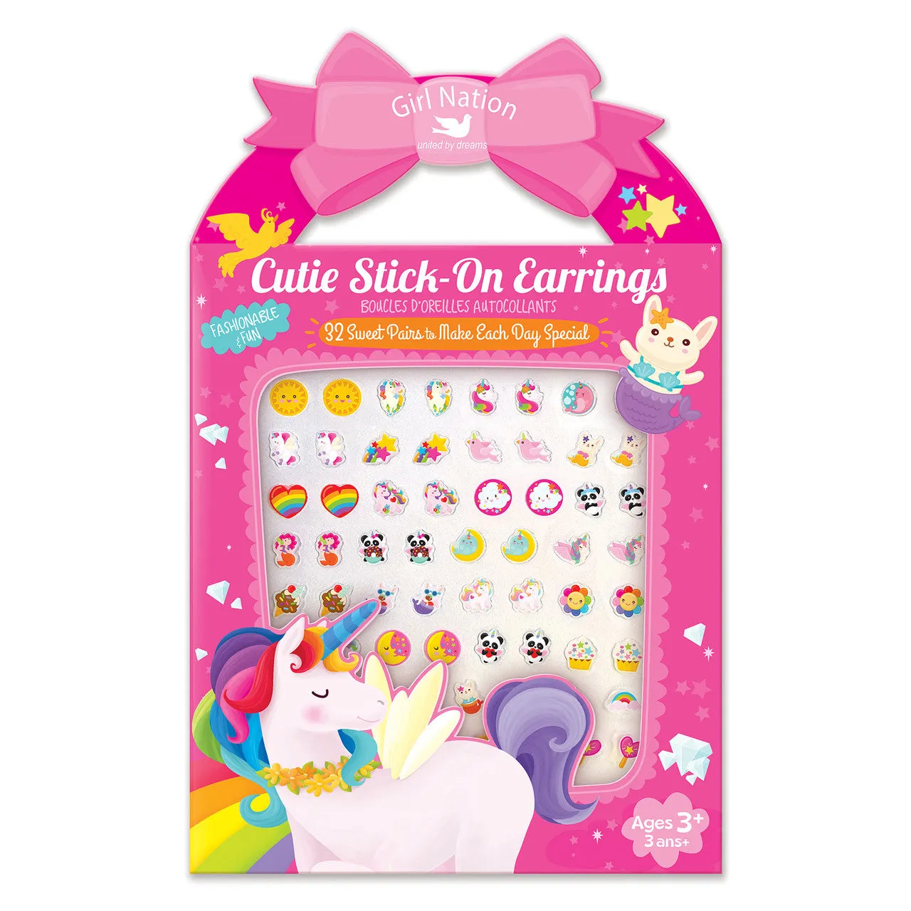 ASSORTED Stick On Earrings | sweet shop/unicorn/animals