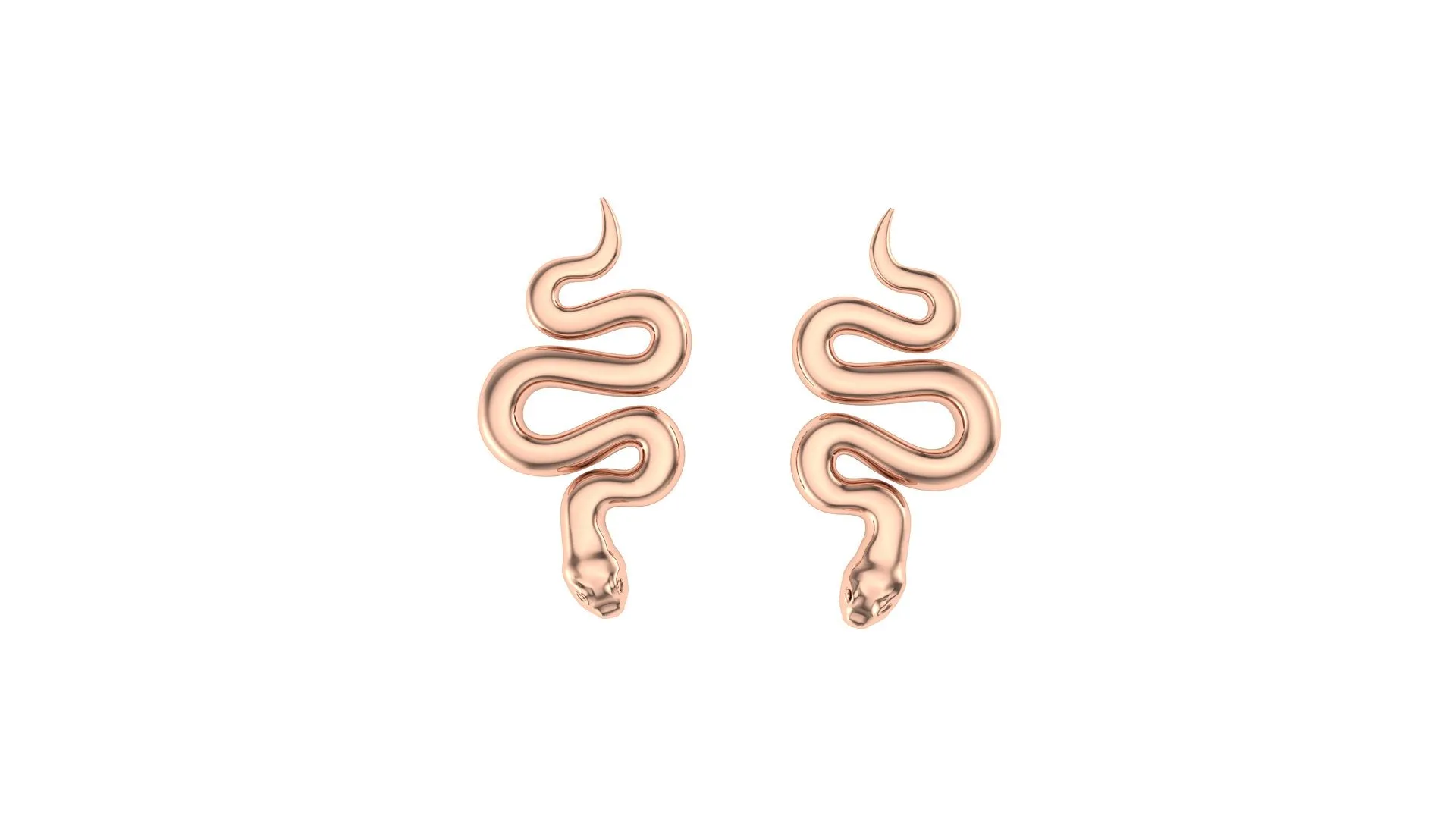 Bff Snake Studs 14k Gold