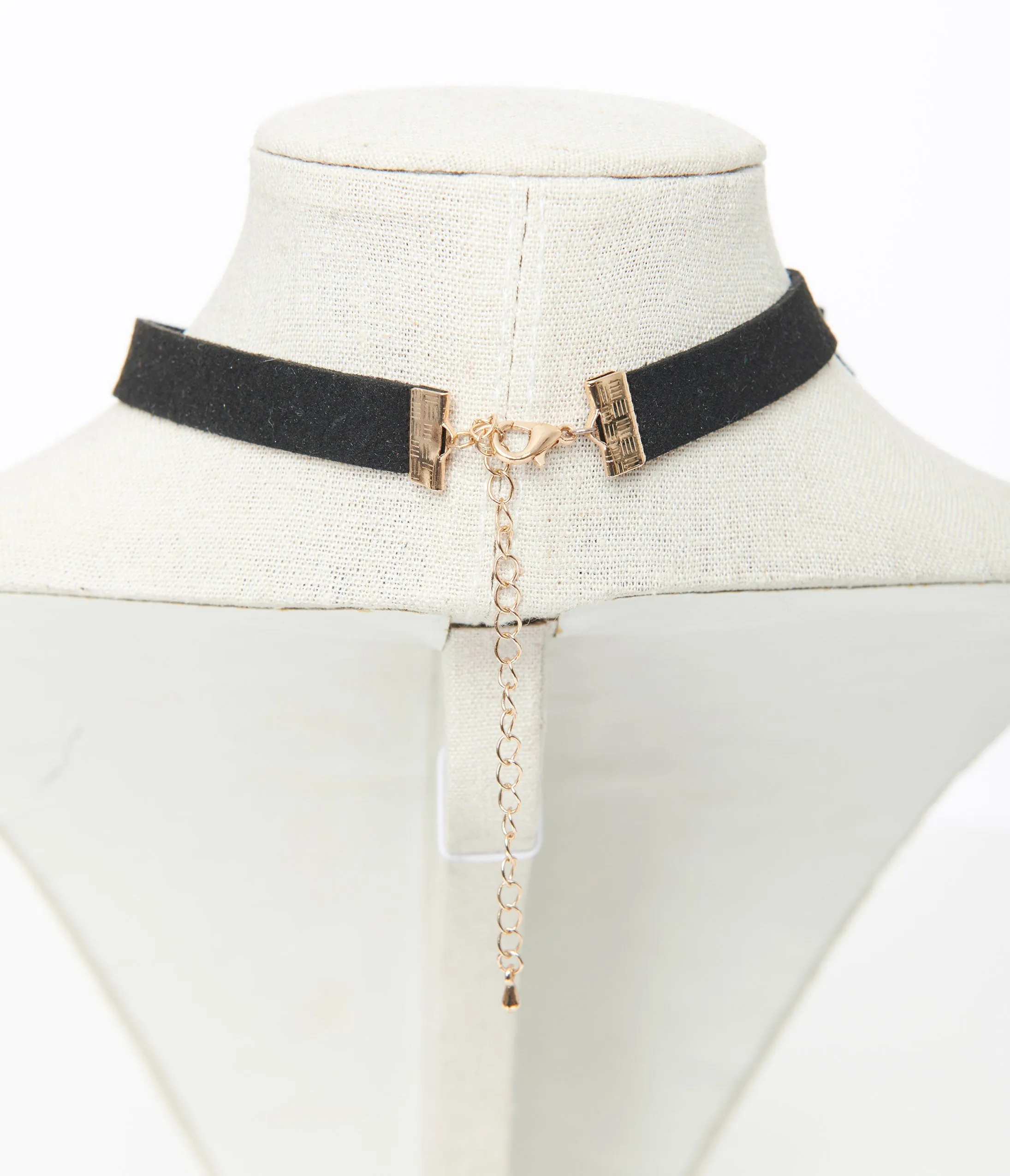 Black Suede Ribbon Choker