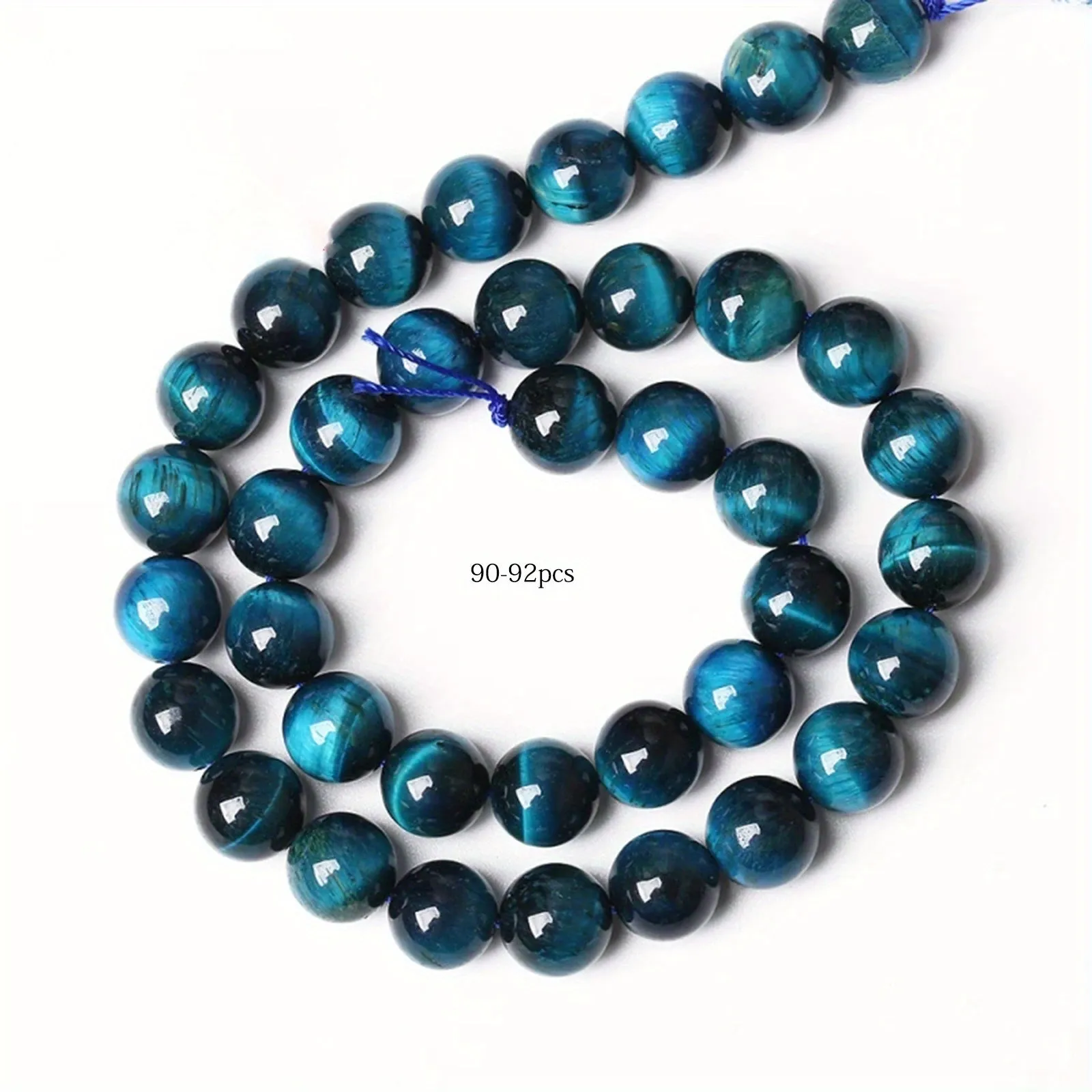 Blue Tiger Eye Stone Beads for DIY Jewelry Making