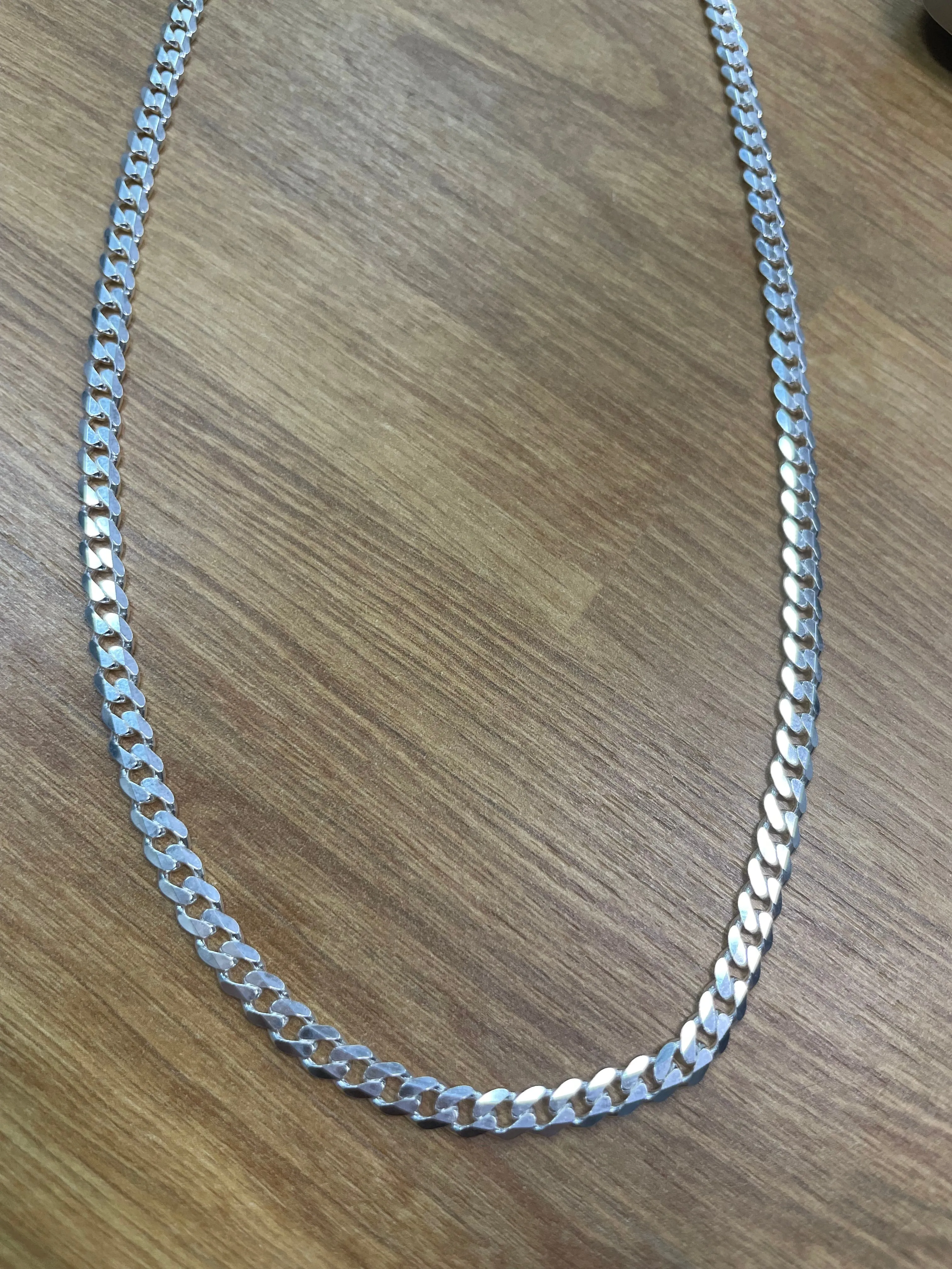 CA316 Cuban Curb Chain Necklace L120 4.5MM