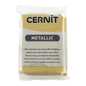 Cernit Metallic Polymer Clay - Rich Gold 2oz (56g) block