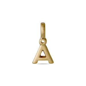 CHARM Å pendant, gold-plated