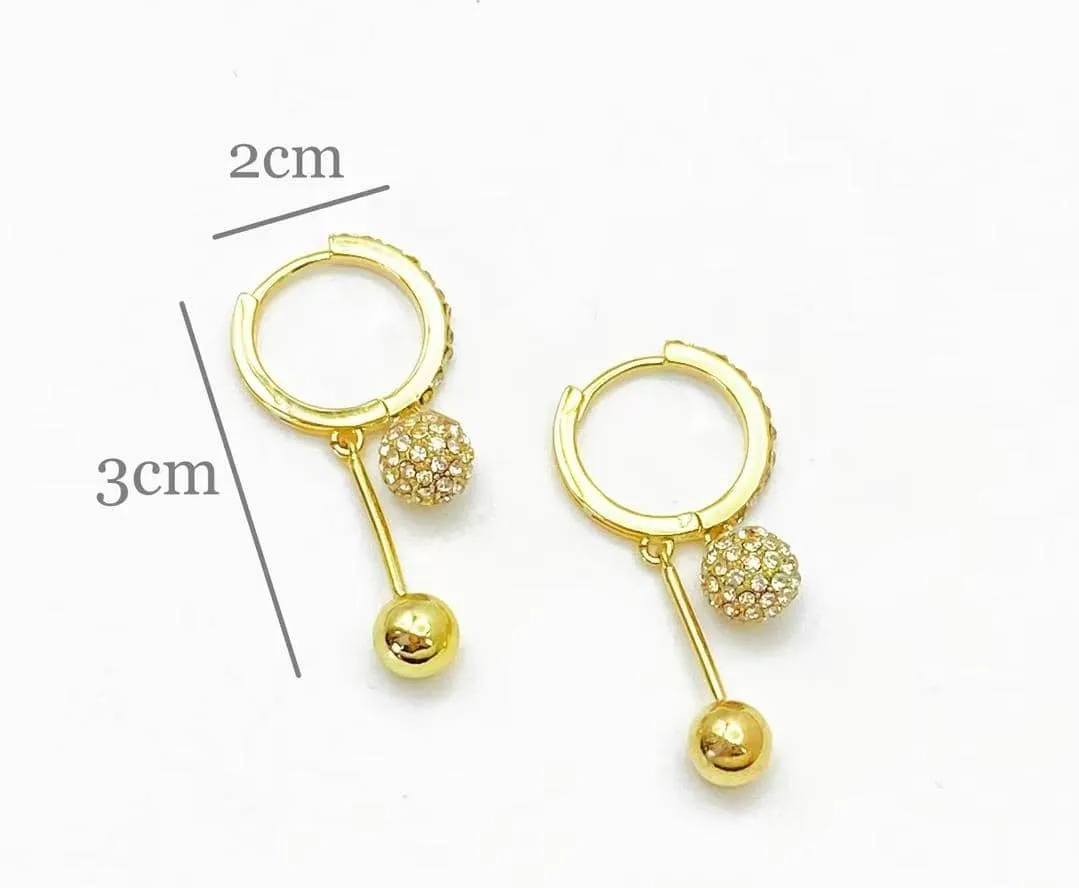 Copper Alloy Bell Earrings