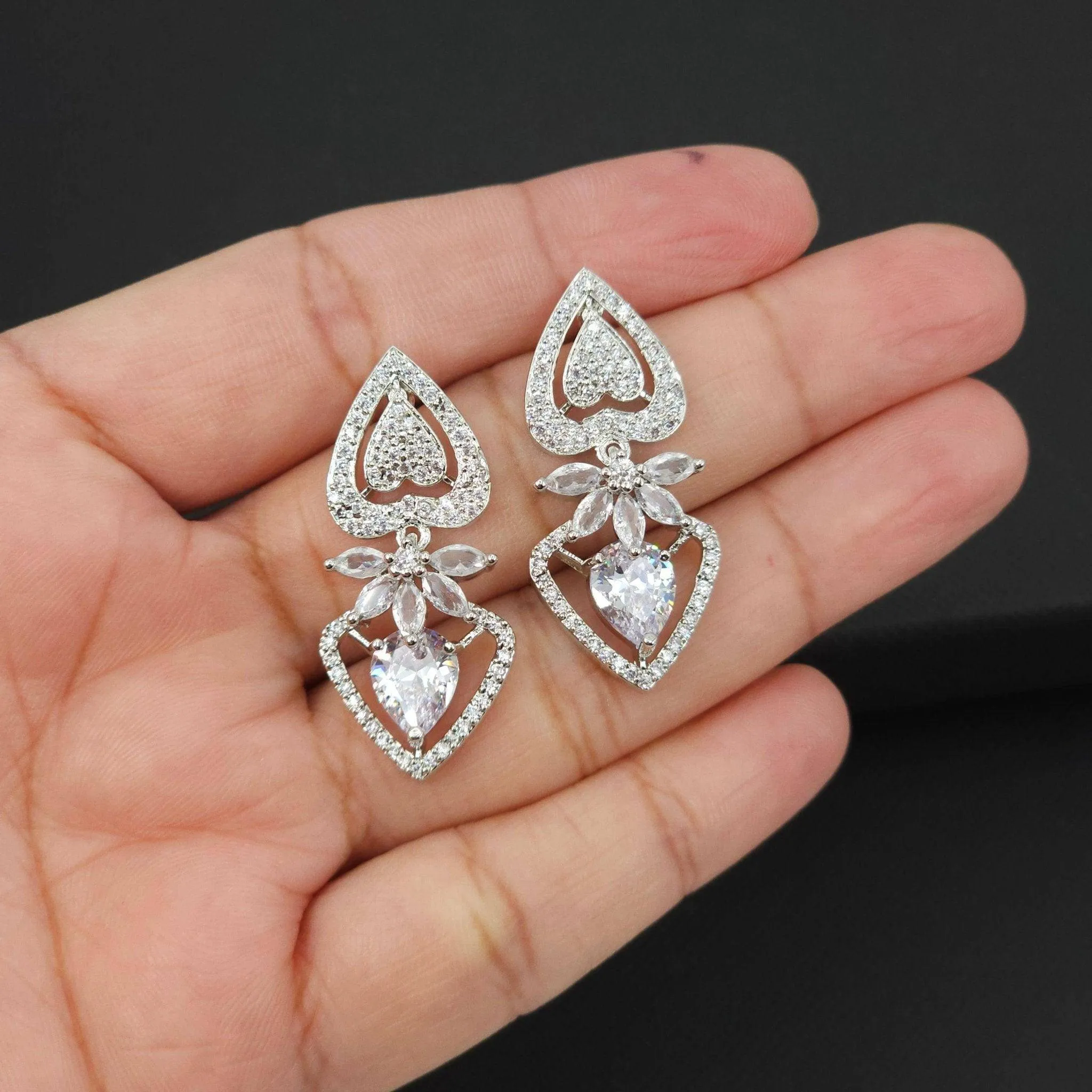 Cora American Diamond Earrings