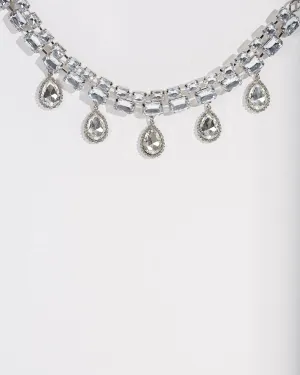 Crystal Statement Choker Necklace