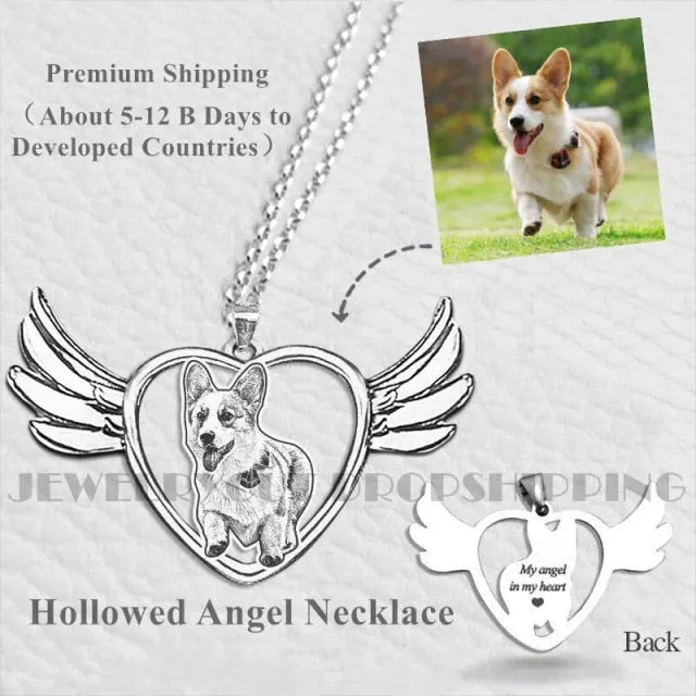 Customized Pet Engrave 925 Sterling Silver Necklace