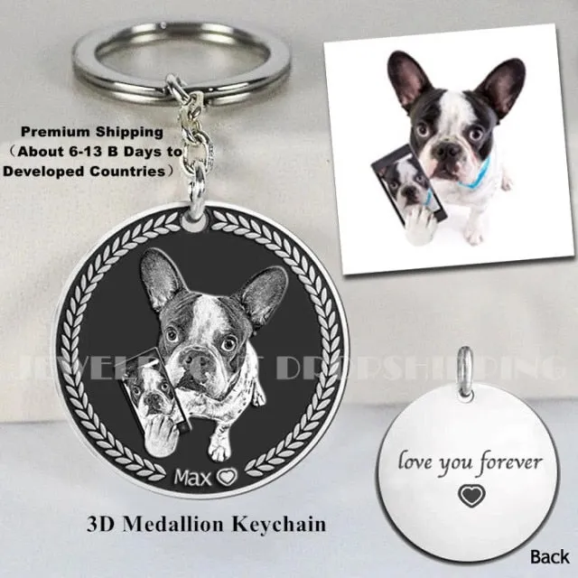 Customized Pet Engrave 925 Sterling Silver Necklace