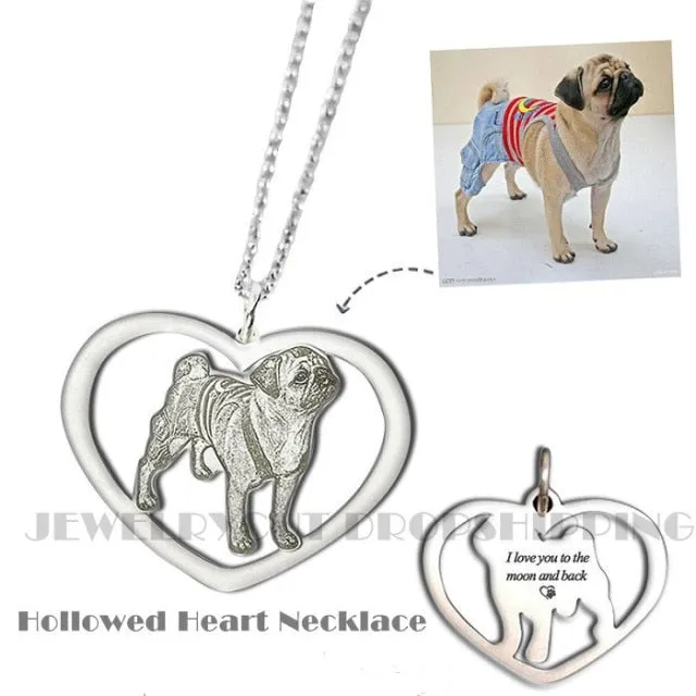 Customized Pet Engrave 925 Sterling Silver Necklace