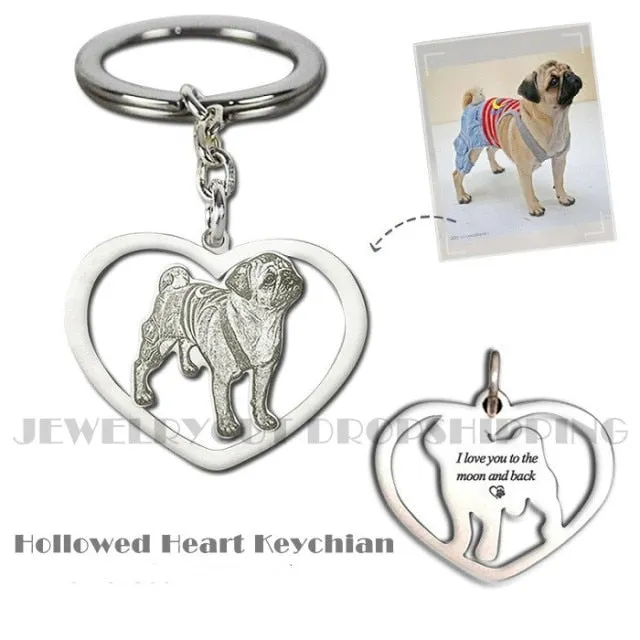 Customized Pet Engrave 925 Sterling Silver Necklace