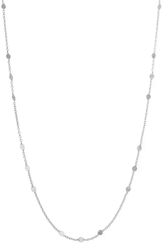 Flat Round Chain Necklace