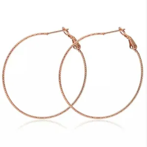 Frankly Small Hoop - Rose Gold