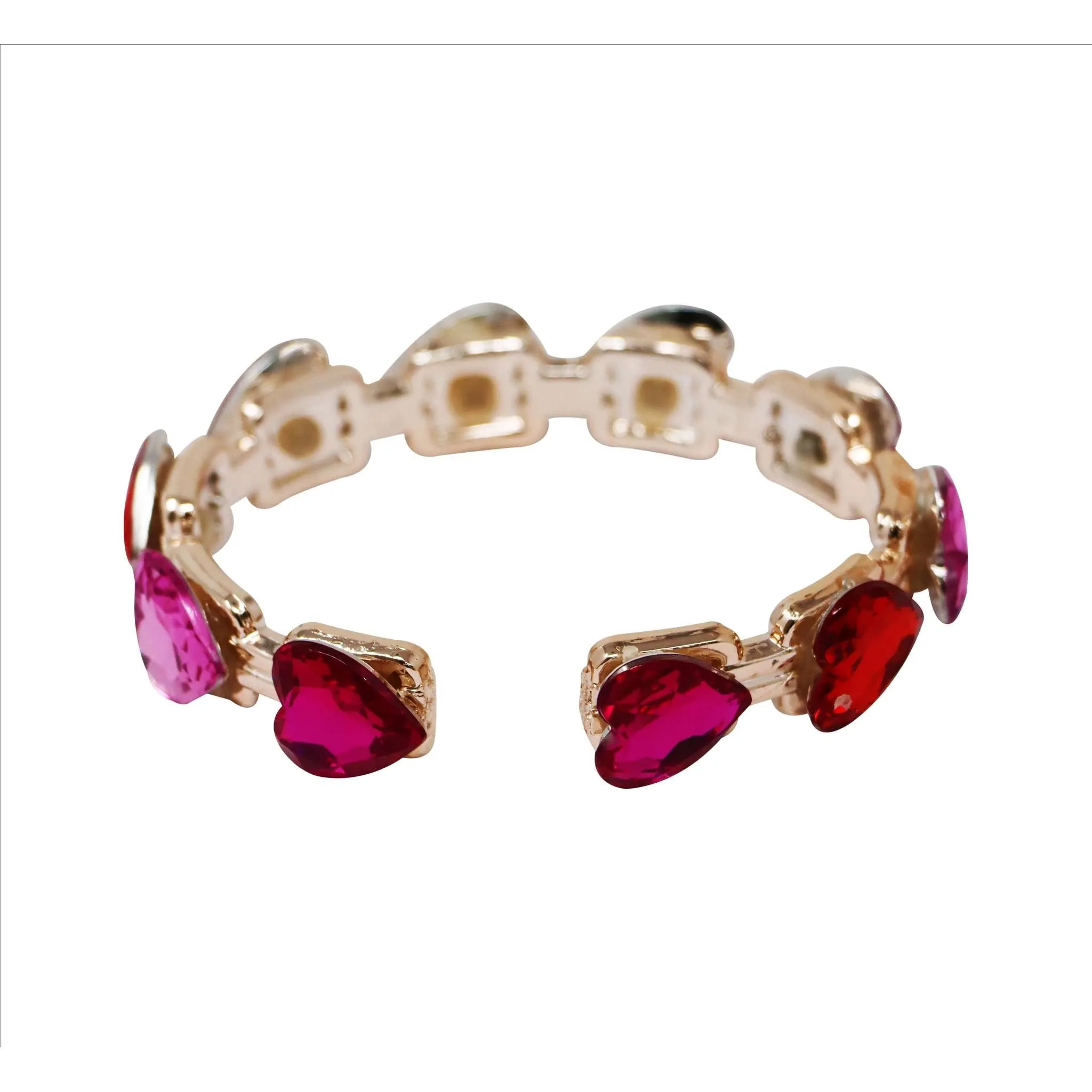 Gemstone Heart Bangle