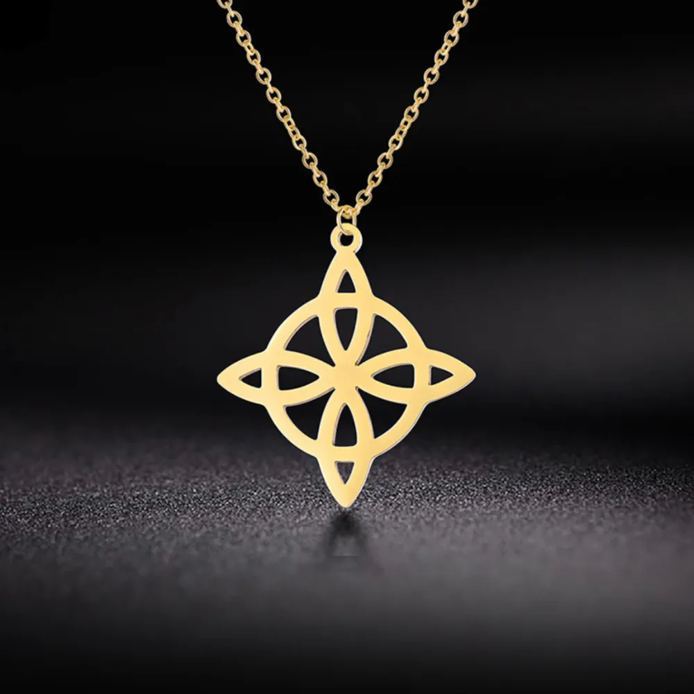 Geometry Knot Necklace