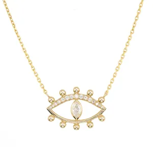 Gleamora Eye Diamond Necklace