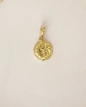 Gold Brass Crescent Moon Pendants/Charm