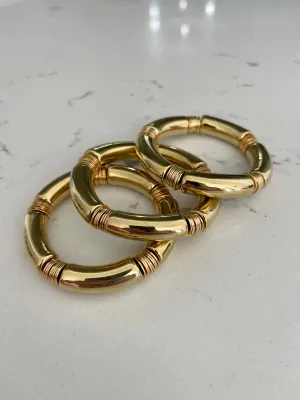 Gold Stretch Metallic Bracelet