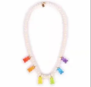 Gummy Bear Pearl Necklace