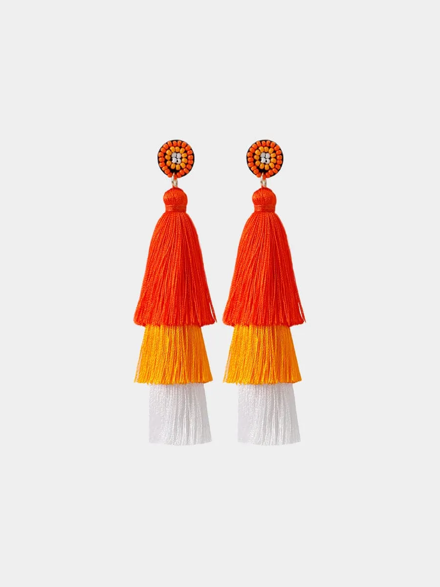 Halloween Boho Tassel Earrings MSE00169