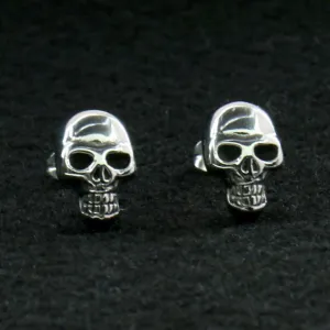 Hot Leathers JWE2102 Skull Post Earrings