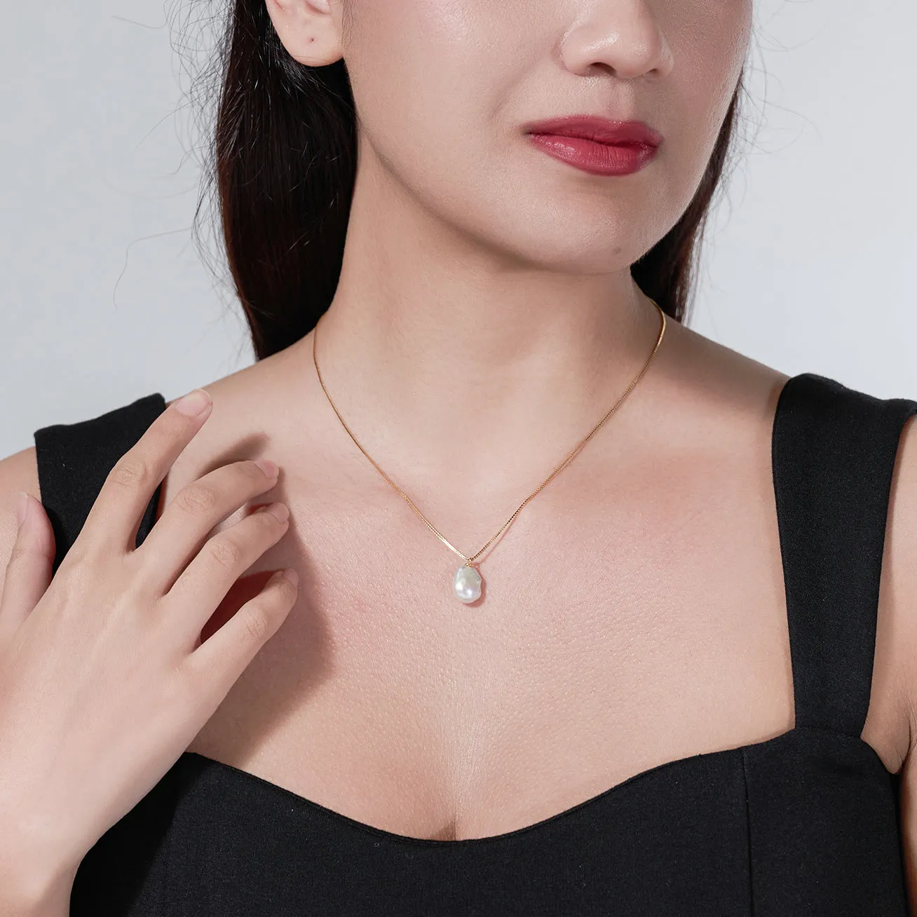 Keshi Freshwater Pearl Necklace WN00597