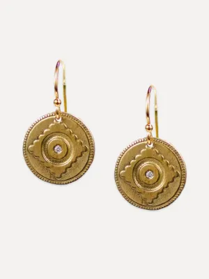 Leela Gold Earrings - "Divine Grace"