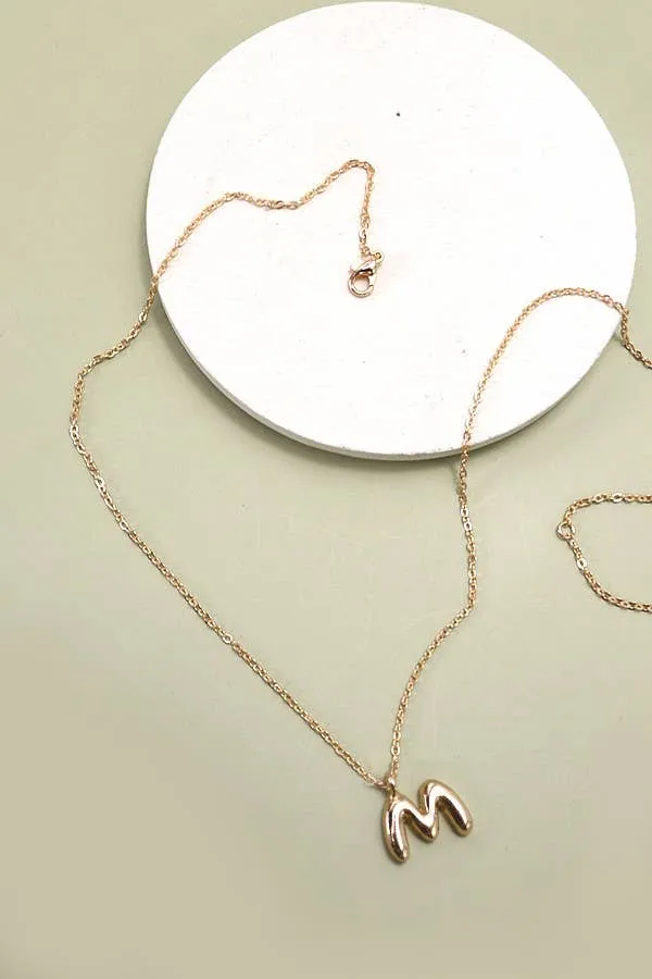 Mini Balloon Bubble Initial Necklaces (10 Options!)