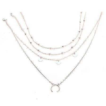 Multi-layer Choker Chain Necklaces