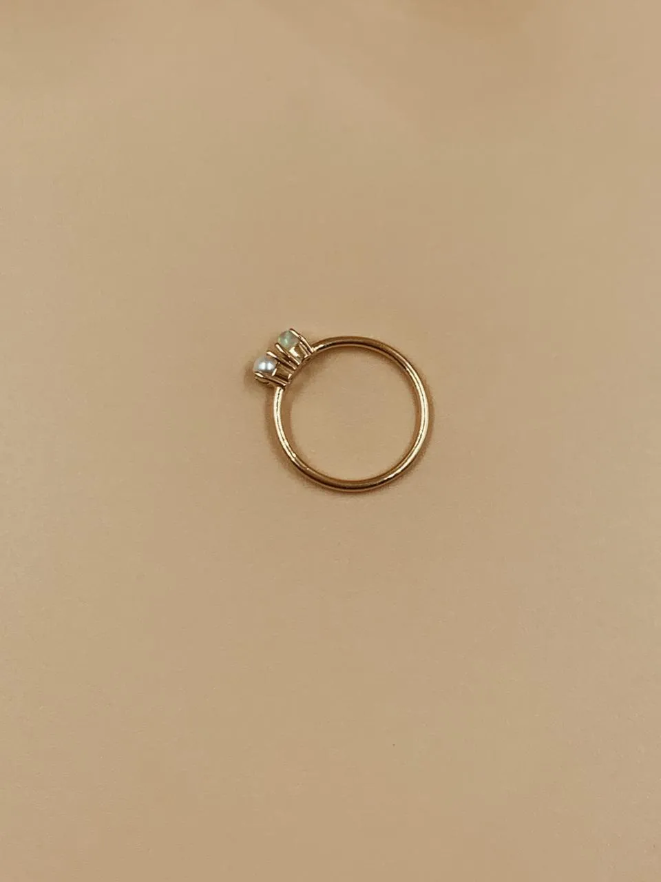 Odxel Pearl Opal Ring