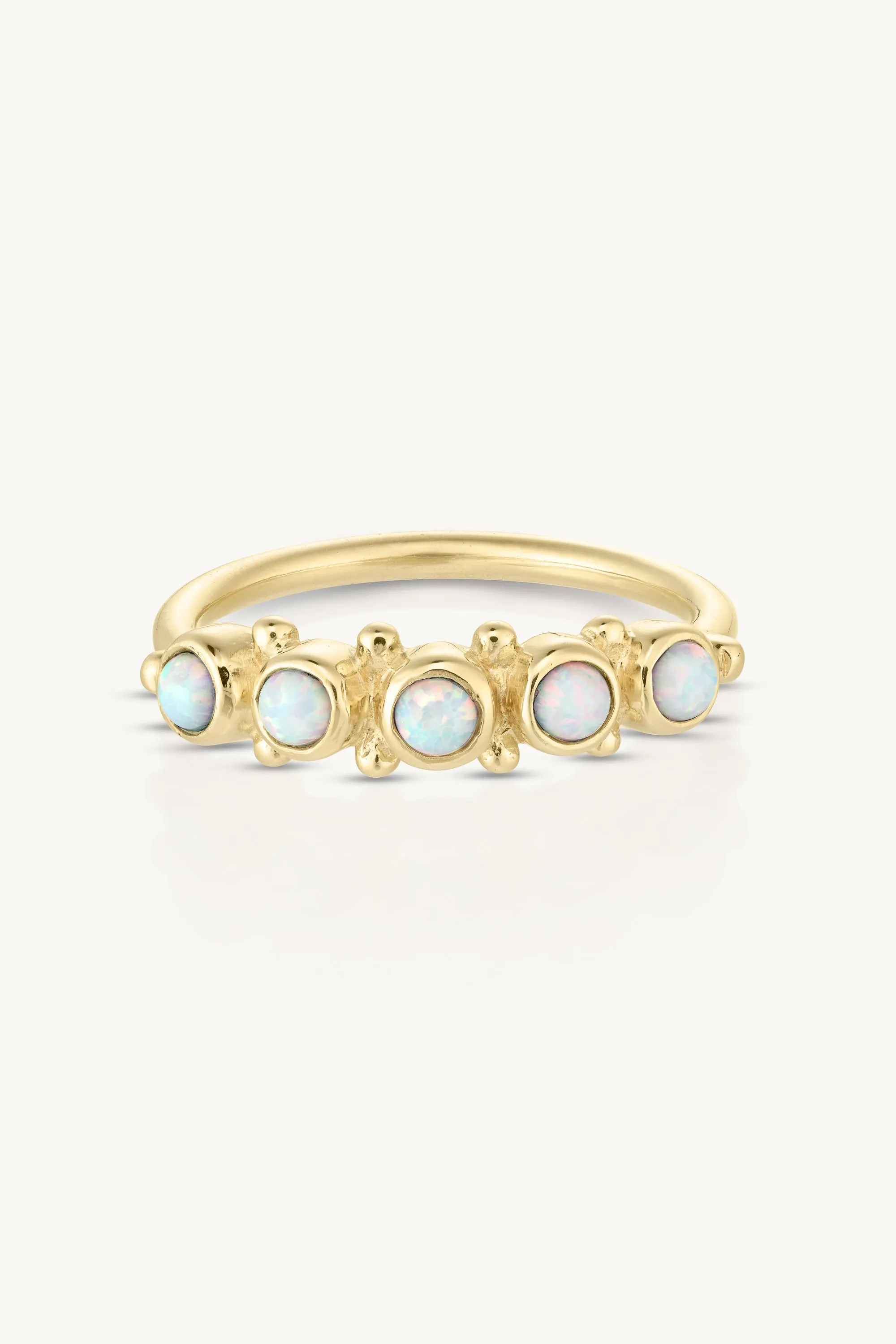 Opal Gold Band