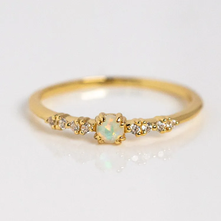 Opal Sparkle Ring