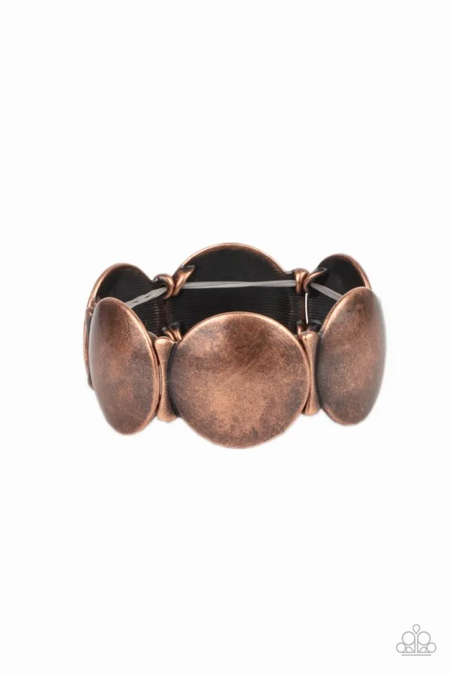 Paparazzi Bracelet ~ Going, Going, GONG! - Copper