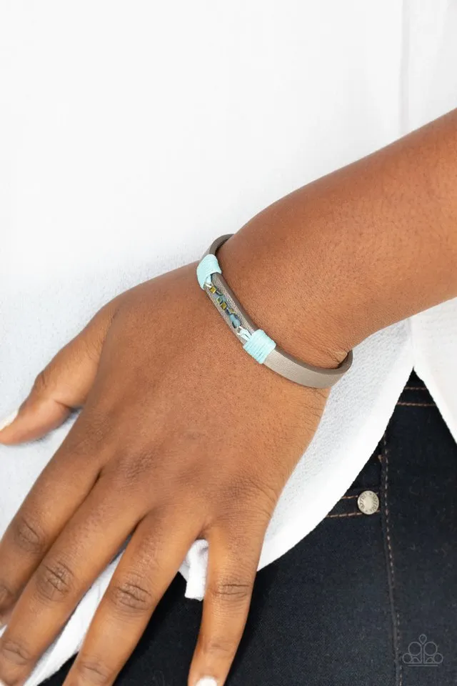 Paparazzi Bracelet ~ Worth The Hype - Blue