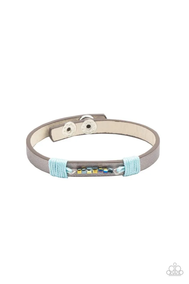 Paparazzi Bracelet ~ Worth The Hype - Blue