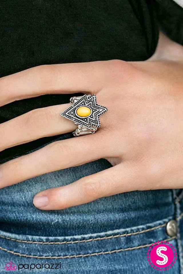 Paparazzi Ring ~ Tribe Vibe - Yellow