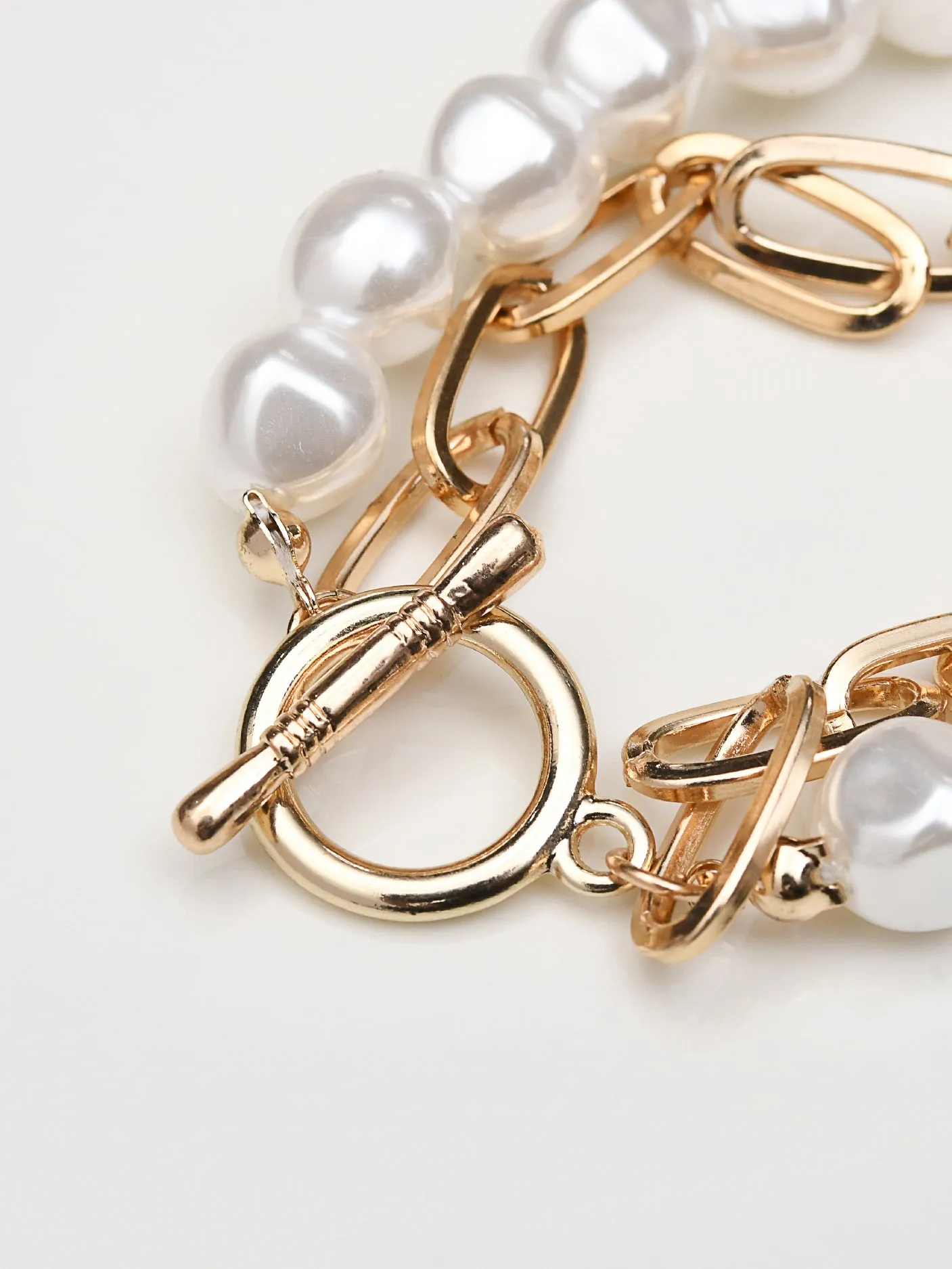 Pearl Coin Bracelet