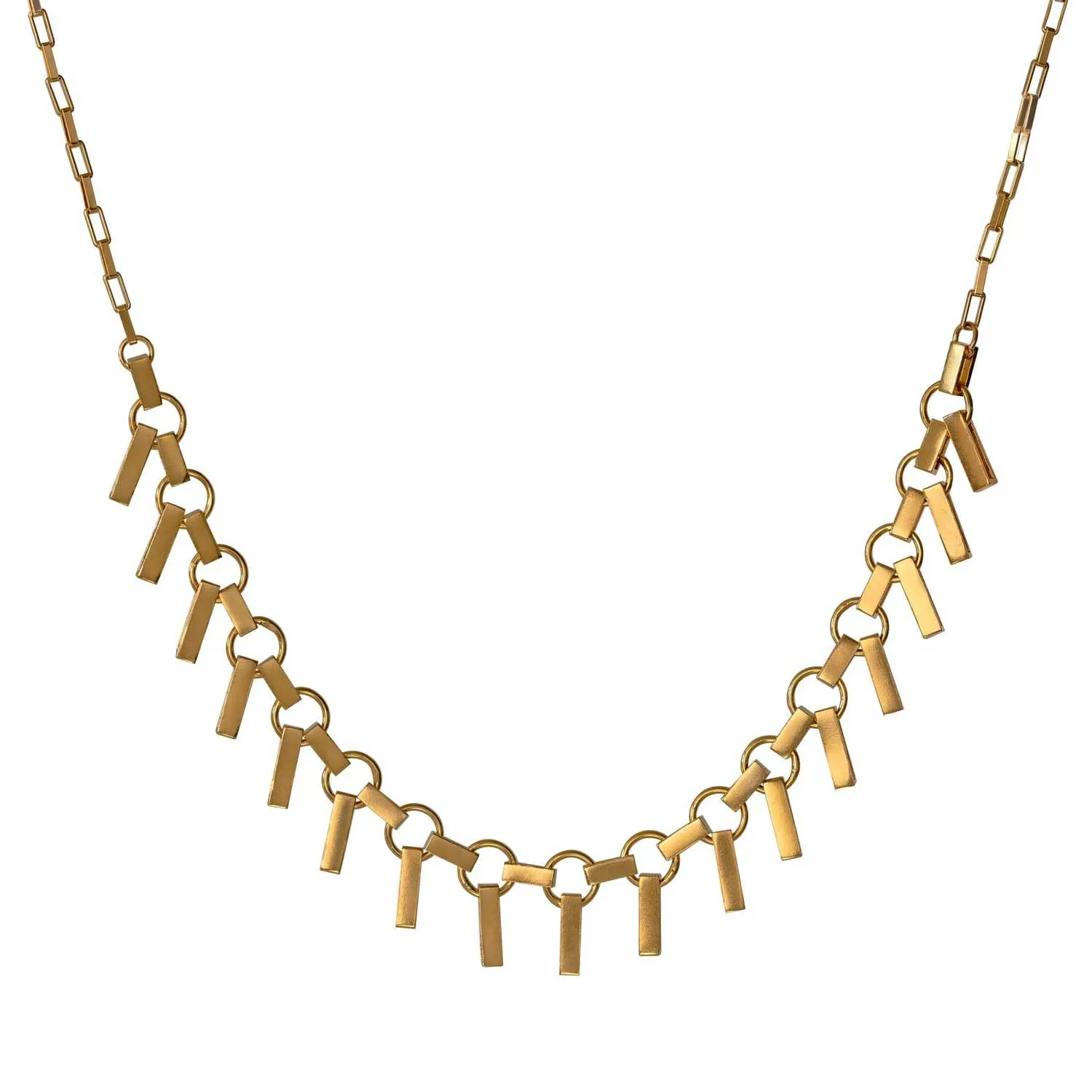 Pharaohs Drops Necklace Gold Plated