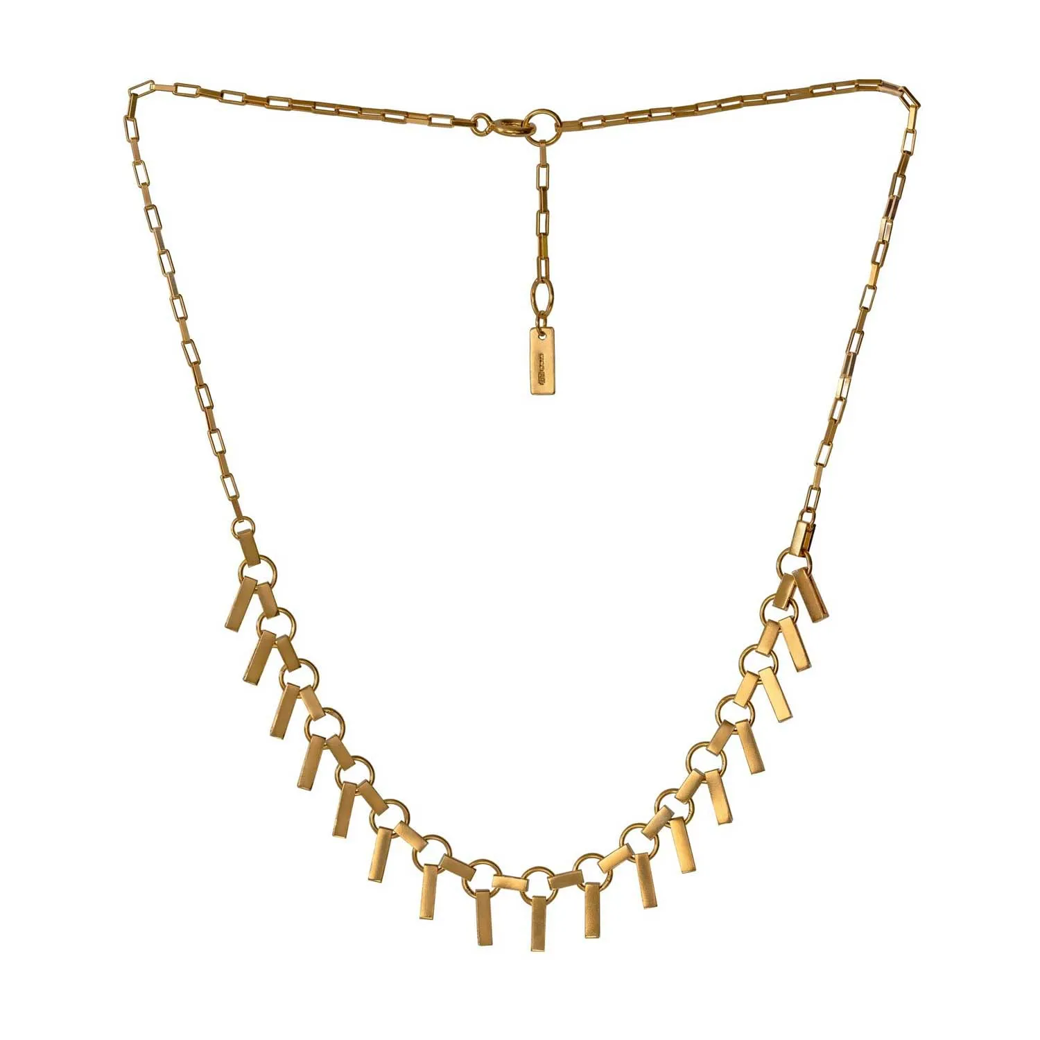 Pharaohs Drops Necklace Gold Plated